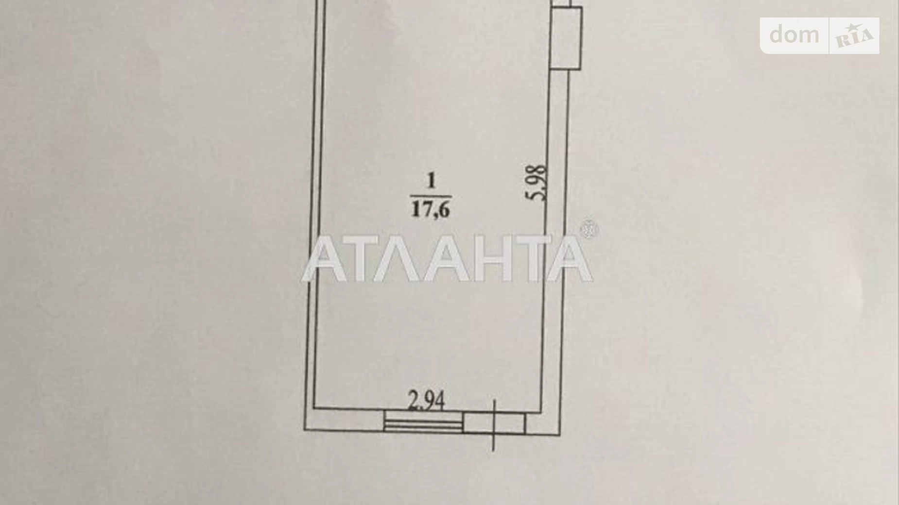 Продається 1-кімнатна квартира 17.6 кв. м у Одесі, просп. Небесної Сотні, 111 - фото 5