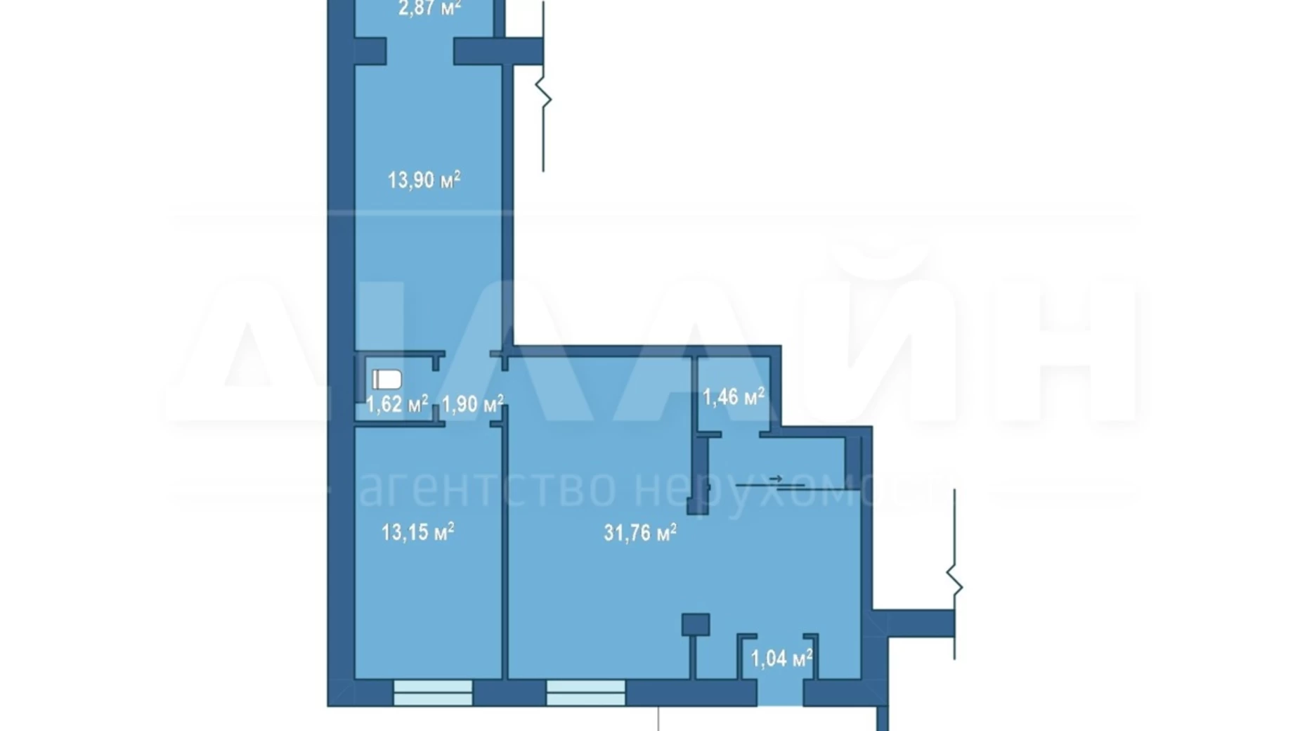 Продається офіс 67.7 кв. м в бізнес-центрі, цена: 35000 $ - фото 3