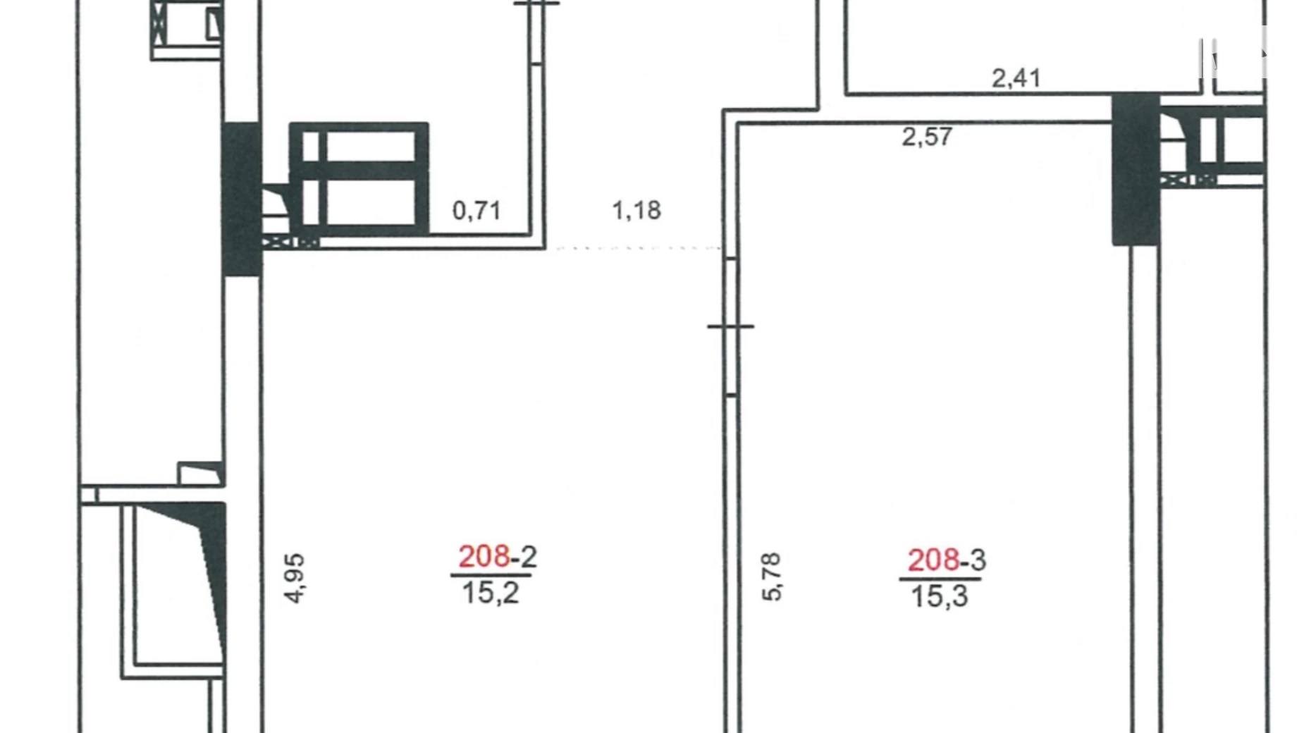 Продается 1-комнатная квартира 40.4 кв. м в Киеве, ул. Братьев Чибинеевых(Черниговская), 8А - фото 3