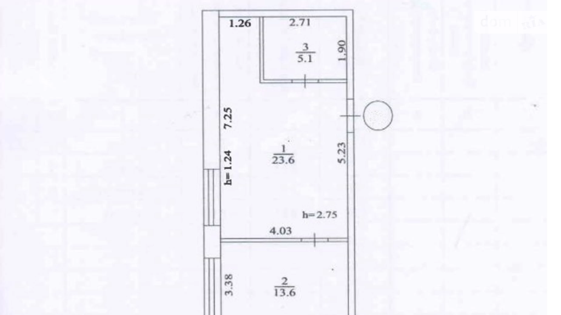 Продається 1-кімнатна квартира 42.3 кв. м у Дніпрі, цена: 19035 $ - фото 2