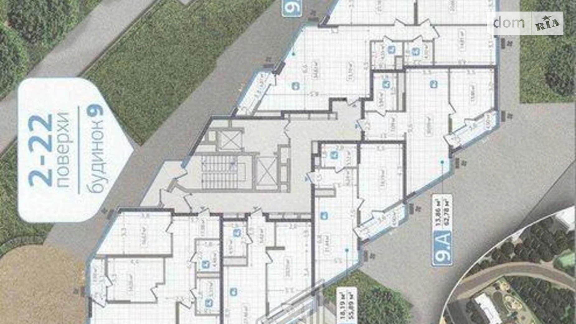 Продается 2-комнатная квартира 55.89 кв. м в Киеве, ул. Заречная, 1 - фото 3