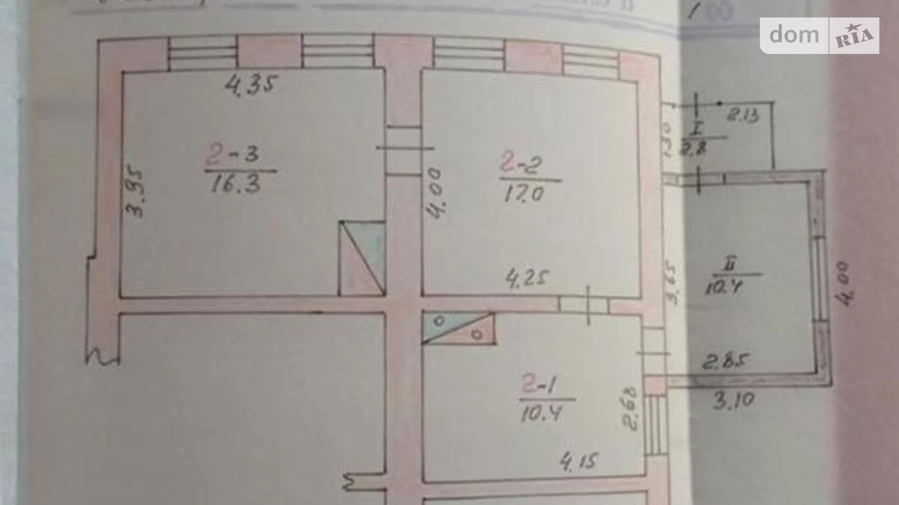 Продается часть дома 56.9 кв. м с баней/сауной, цена: 7500 $ - фото 2