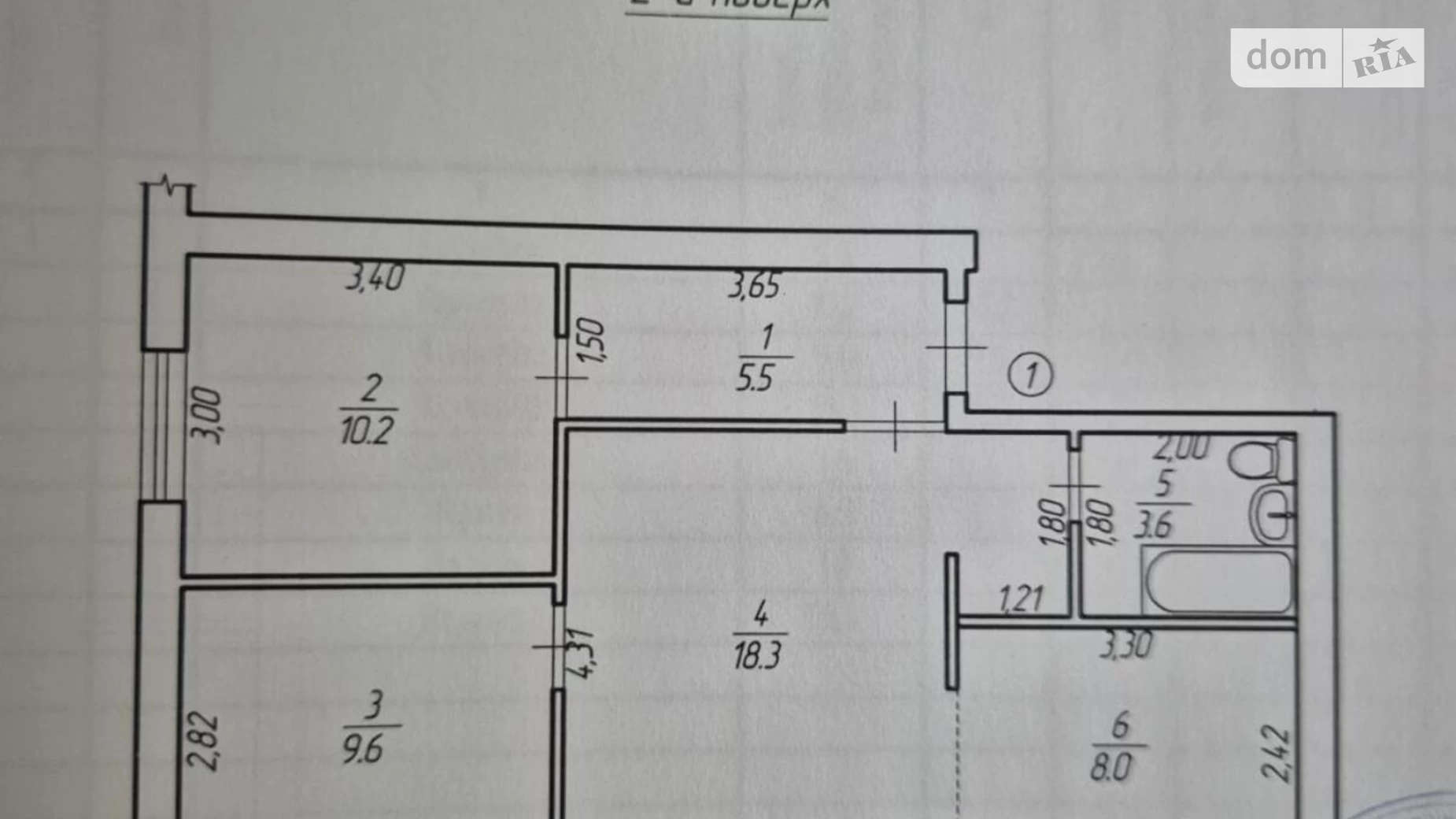 Продається 3-кімнатна квартира 57 кв. м у, цена: 54150 $ - фото 5