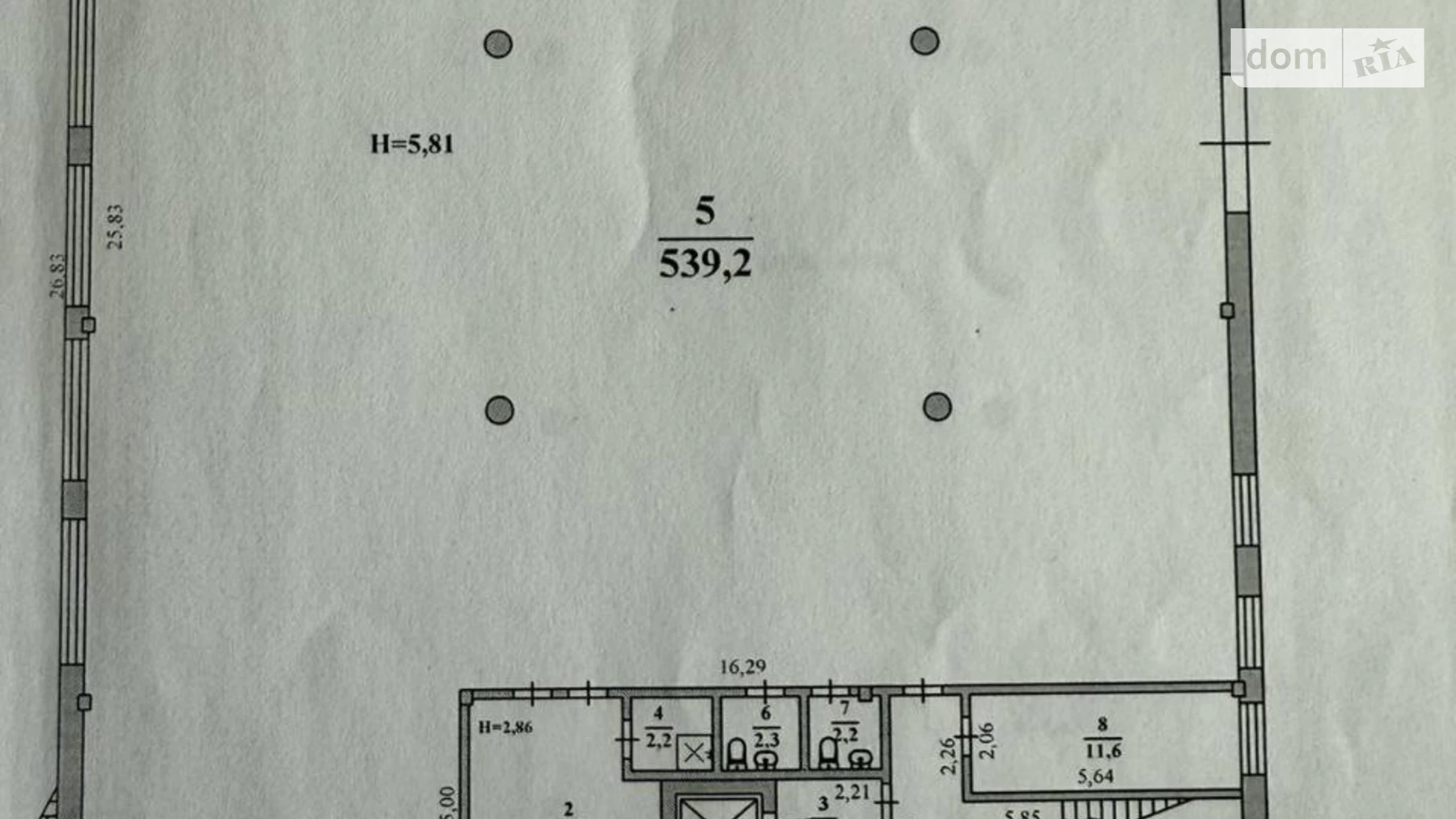 Продается объект сферы услуг 2850 кв. м в 3-этажном здании, цена: 2500000 $ - фото 5