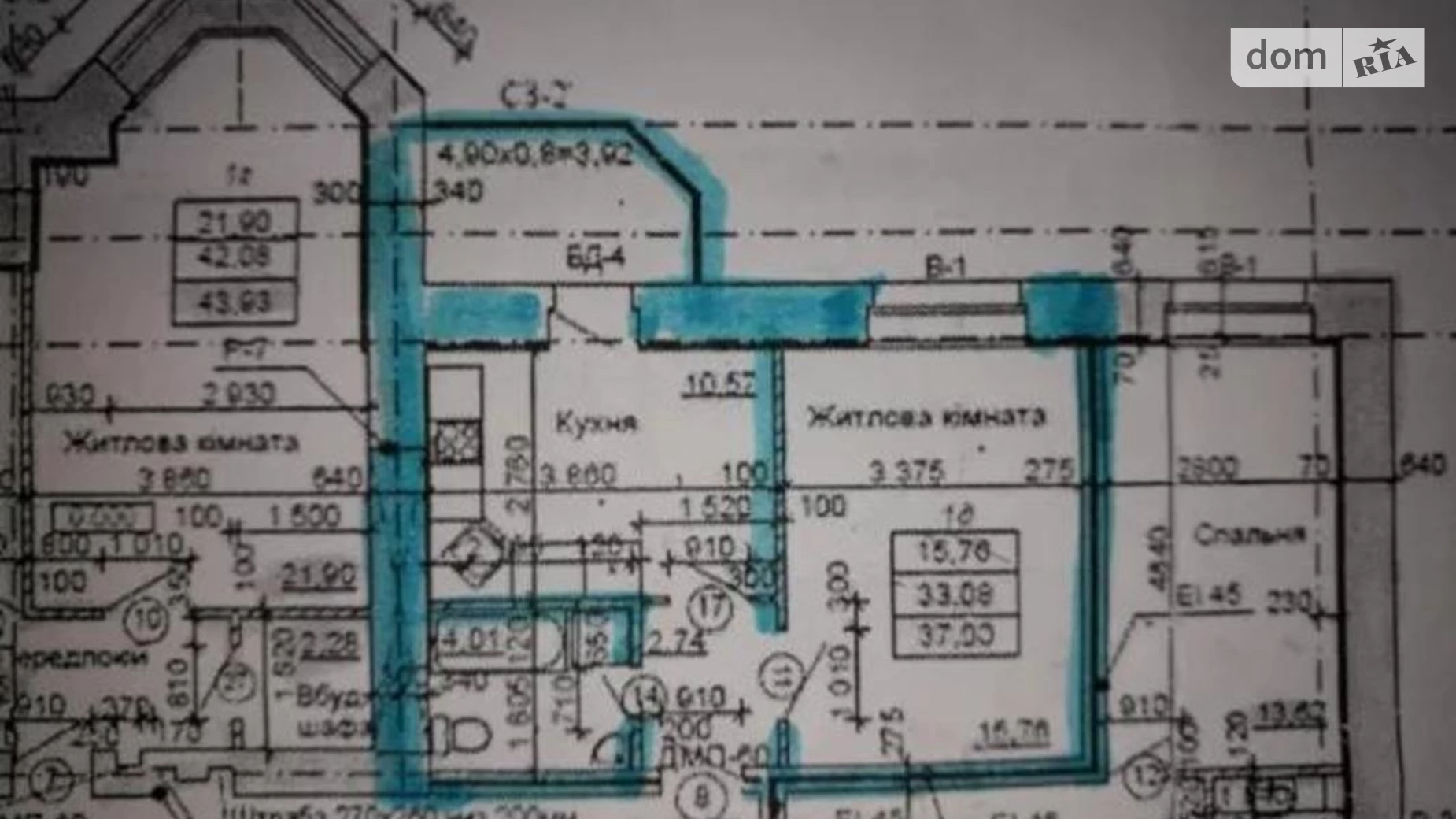 Продається 1-кімнатна квартира 38 кв. м у Полтаві, вул. Володимира Івасюка(Головка), 15 - фото 2