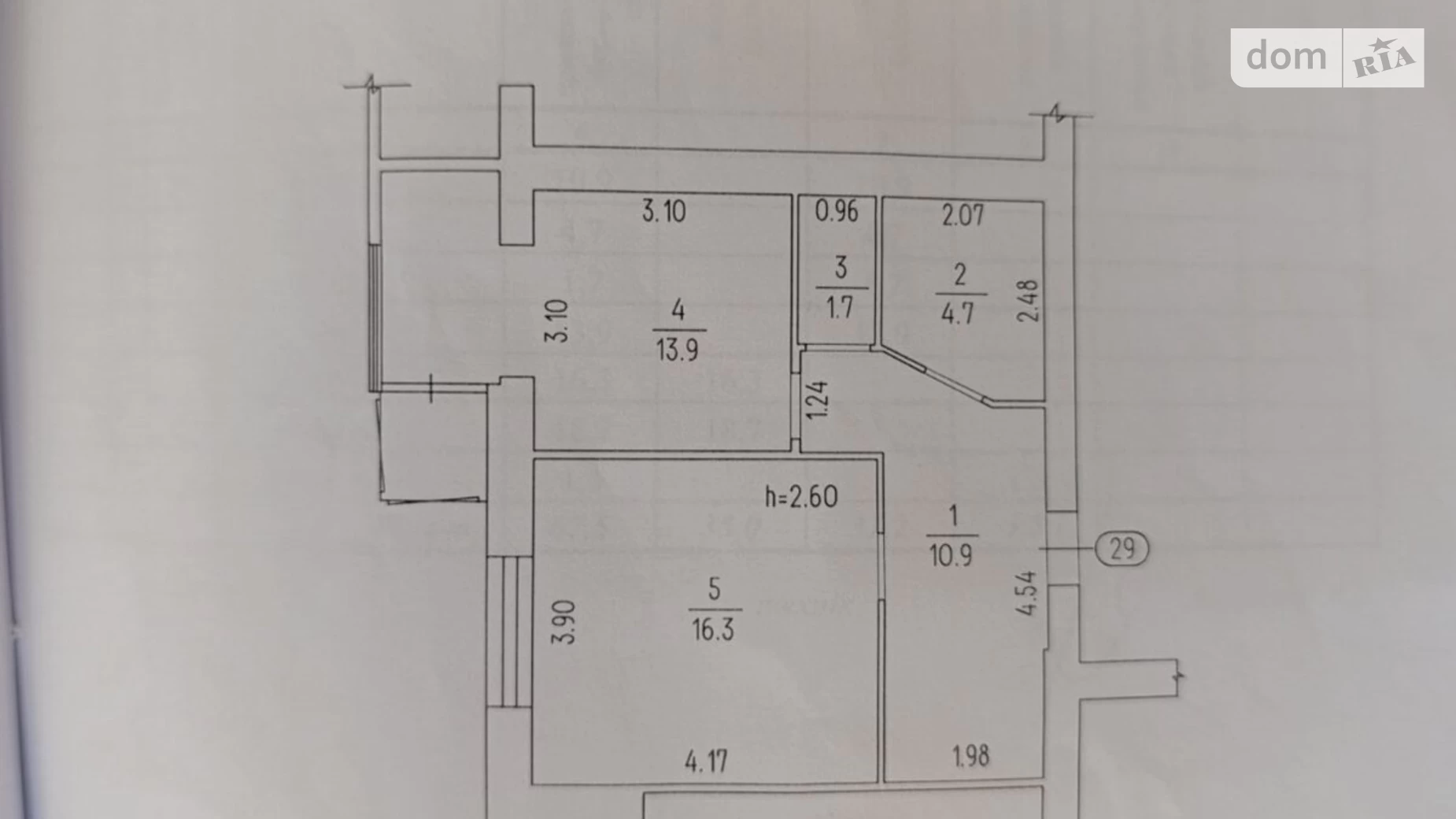 Продается 2-комнатная квартира 68 кв. м в Черкассах, ул. Смелянская, 122 - фото 2