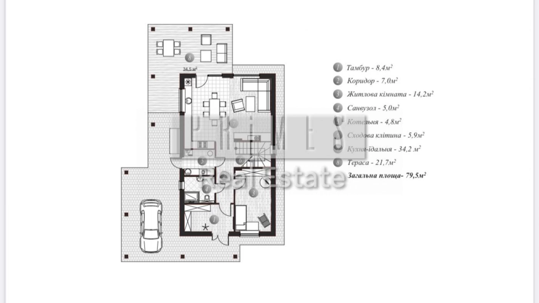 Продається будинок 2 поверховий 162 кв. м з гаражем, цена: 178200 $ - фото 2