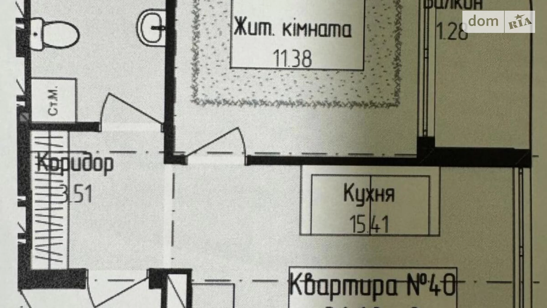 Продається 1-кімнатна квартира 36 кв. м у Минаї, пров. Парковий - фото 4