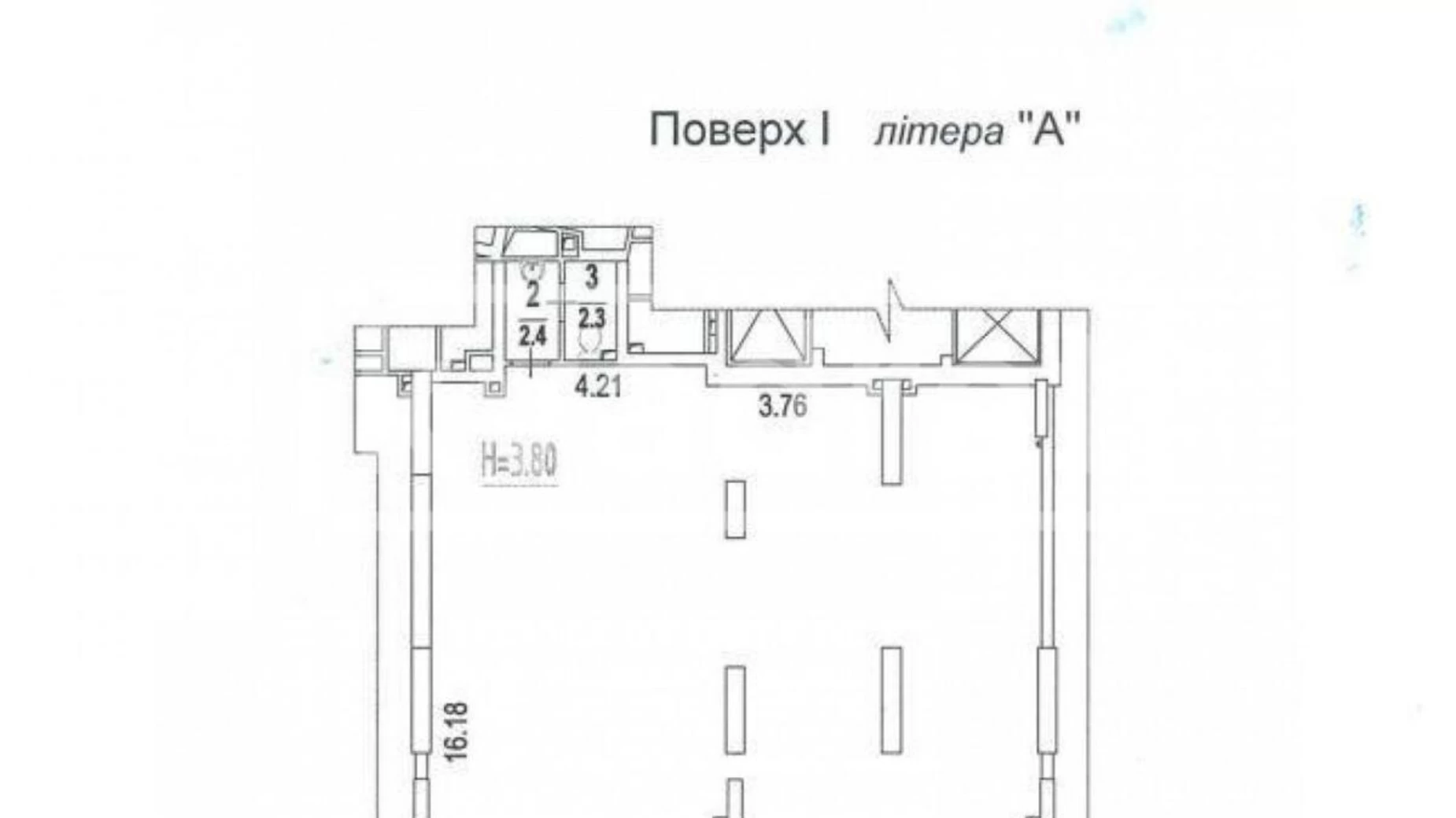 Сдается в аренду помещения свободного назначения 205.1 кв. м в 1-этажном здании, цена: 4200 $ - фото 5