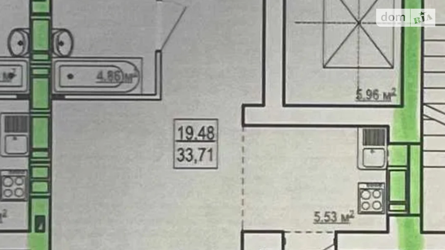 Продается 1-комнатная квартира 34 кв. м в Харькове, ул. Борткевича, 11А - фото 2