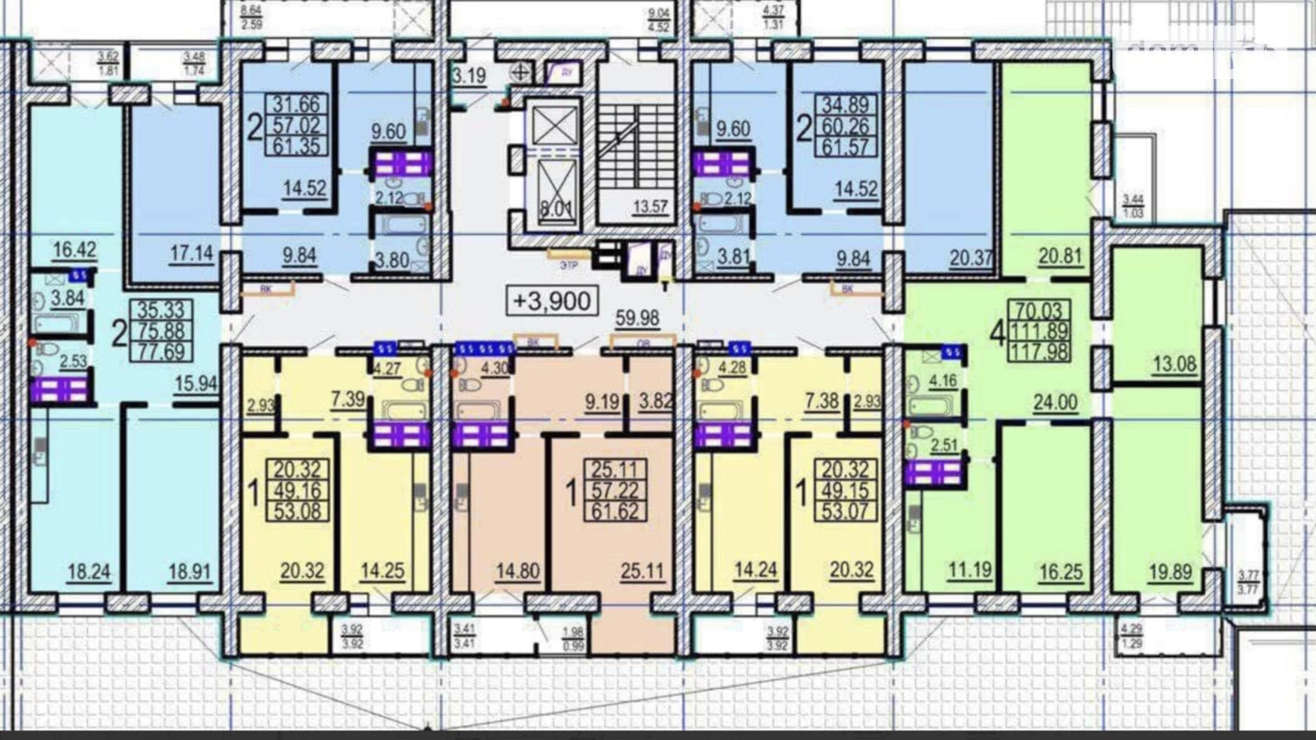 Продается 2-комнатная квартира 77 кв. м в Харькове, ул. Клочковская, 98А - фото 2