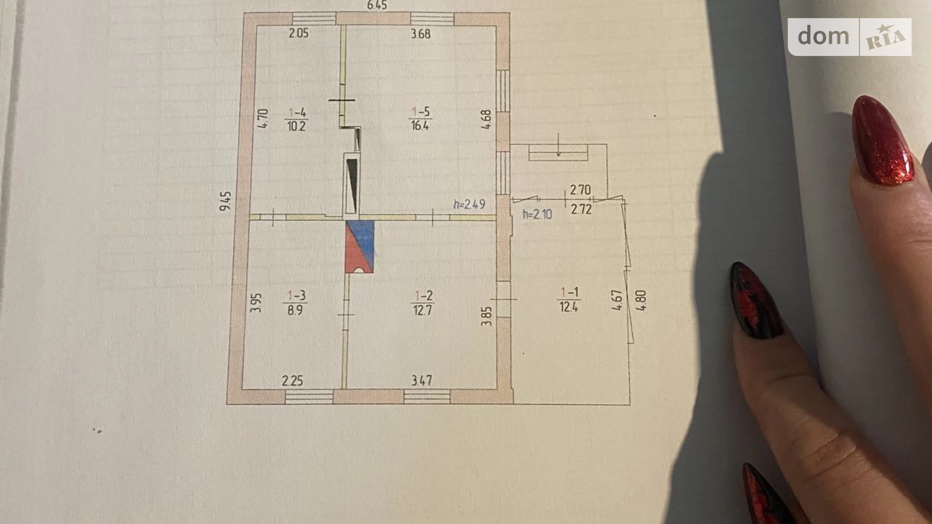 Продається одноповерховий будинок 60.6 кв. м з балконом, цена: 7500 $ - фото 4