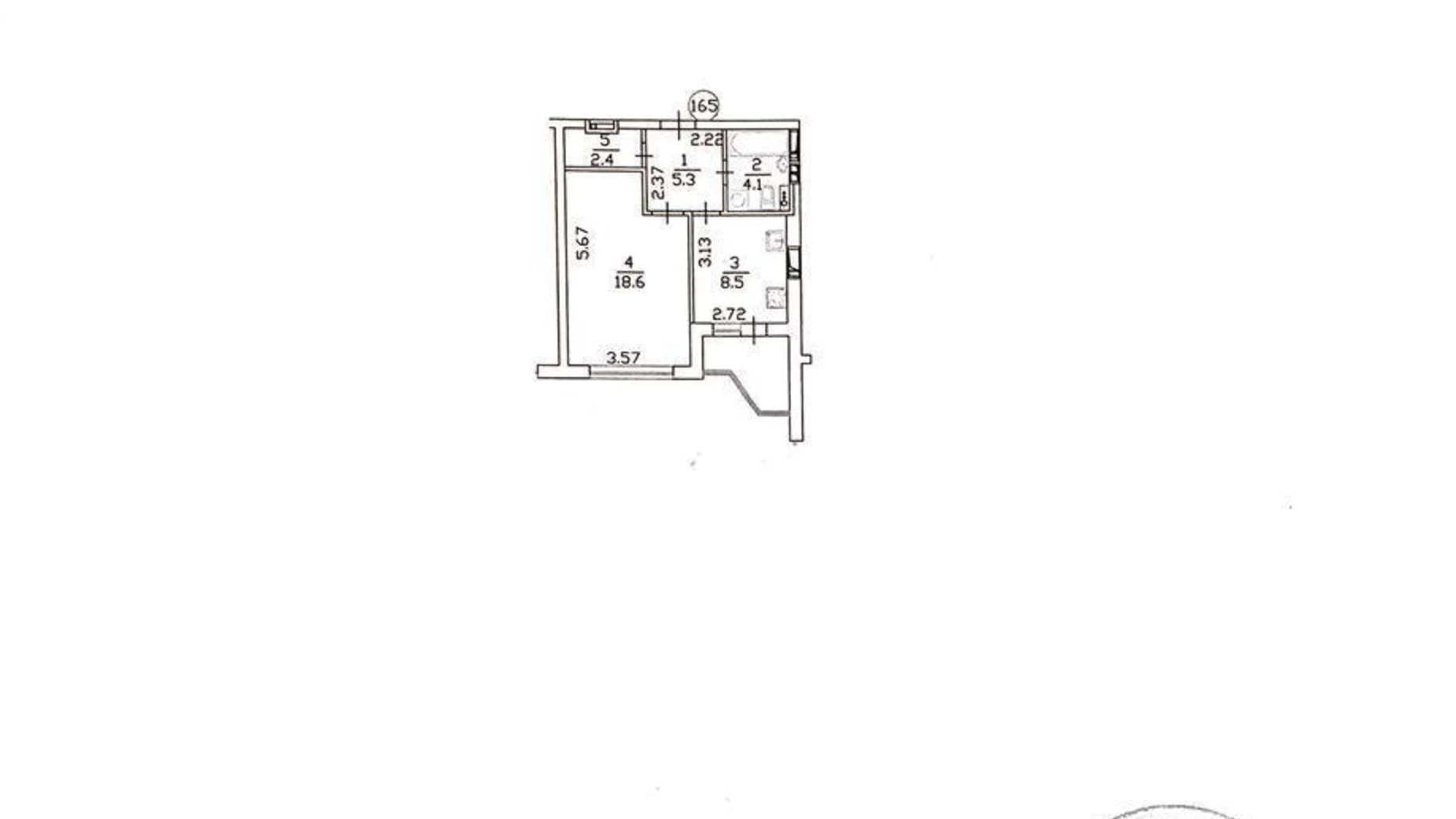 Продается 1-комнатная квартира 42.9 кв. м в Киеве, ул. Урловская, 23Б - фото 5