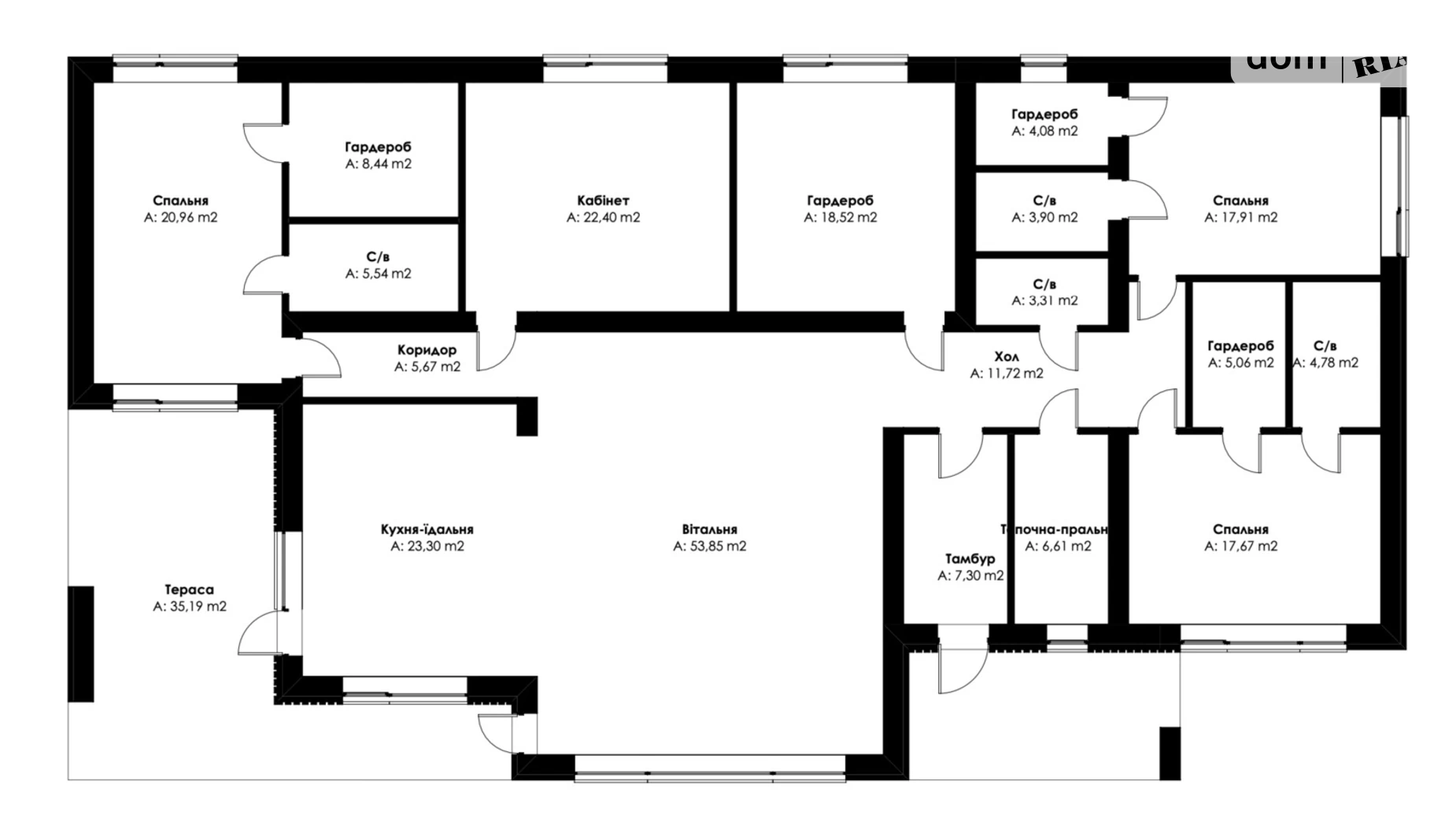 Продається одноповерховий будинок 276 кв. м з садом, цена: 690000 $ - фото 4