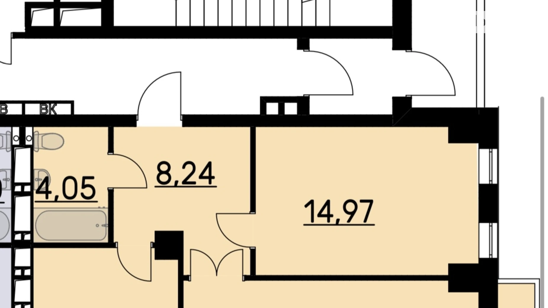 Продается 2-комнатная квартира 66 кв. м в Харькове, ул. Сокольницкая, 26 - фото 2