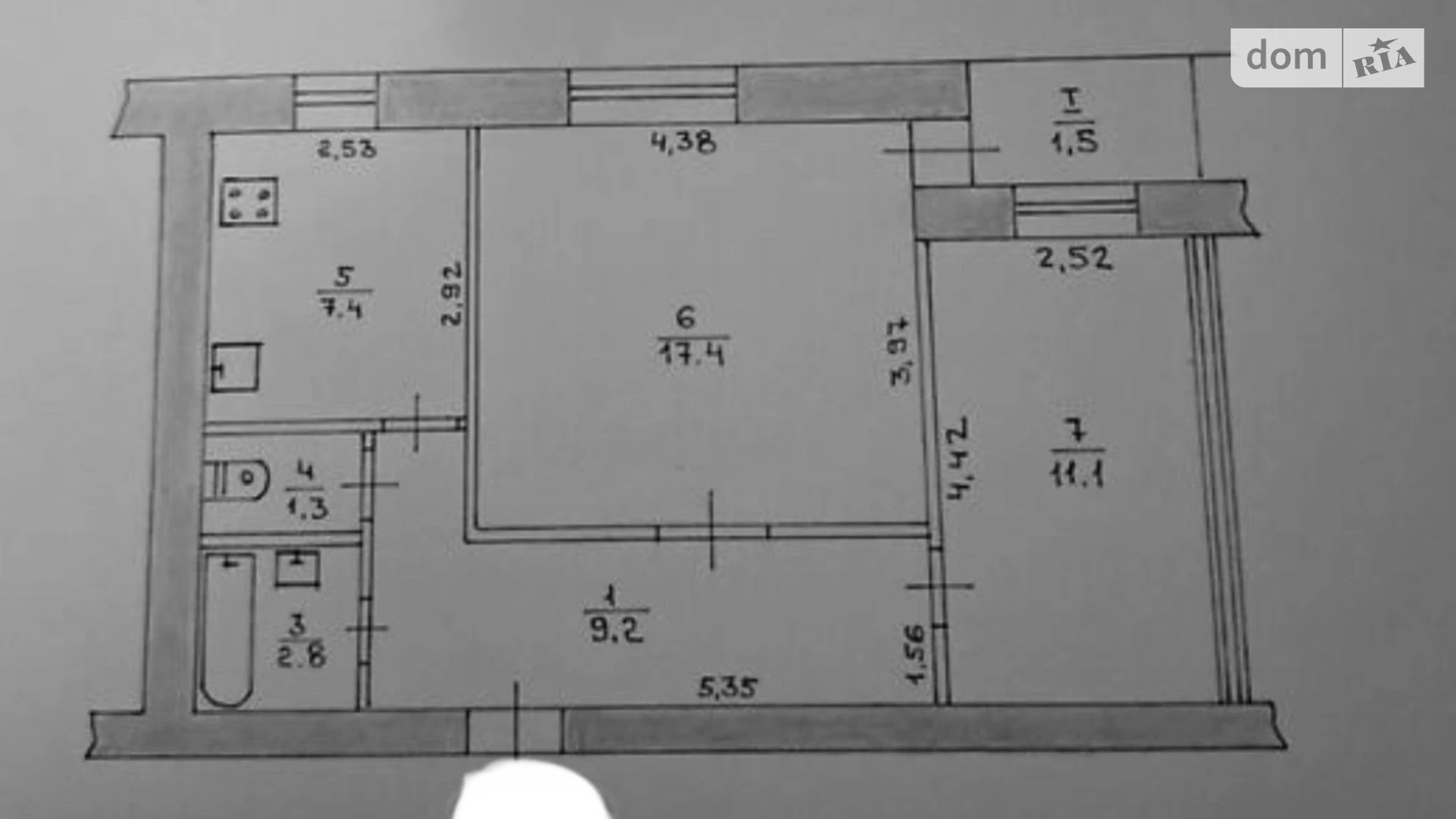 2-комнатная квартира 51 кв. м в Тернополе, цена: 36000 $ - фото 5