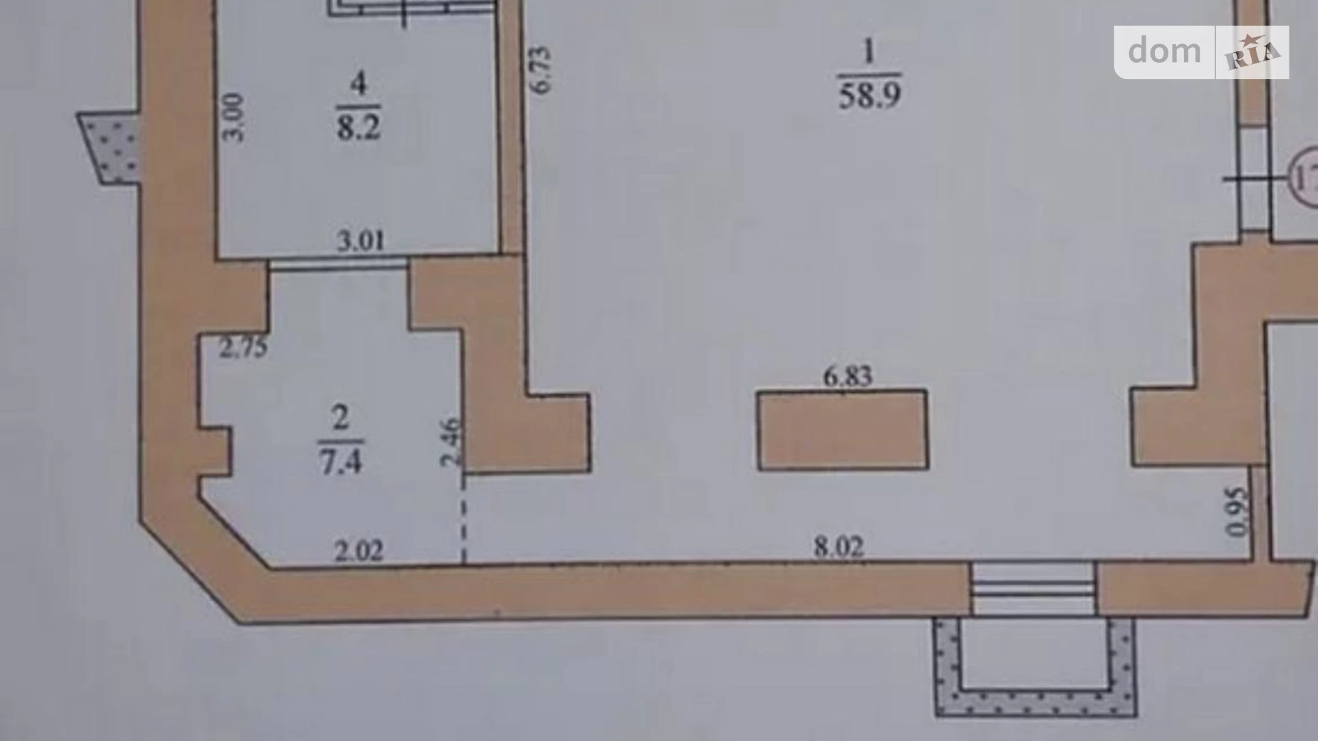Здається в оренду приміщення вільного призначення 85 кв. м в 9-поверховій будівлі, цена: 12000 грн - фото 5
