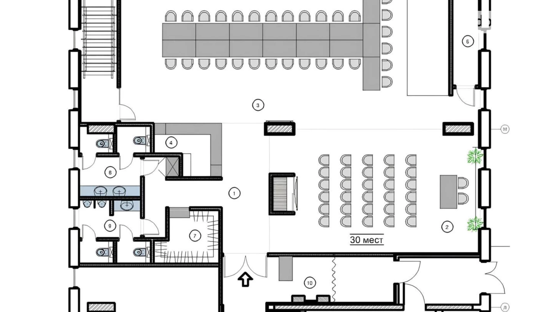 Сдается в аренду офис 230 кв. м в бизнес-центре, цена: 5350 $ - фото 5
