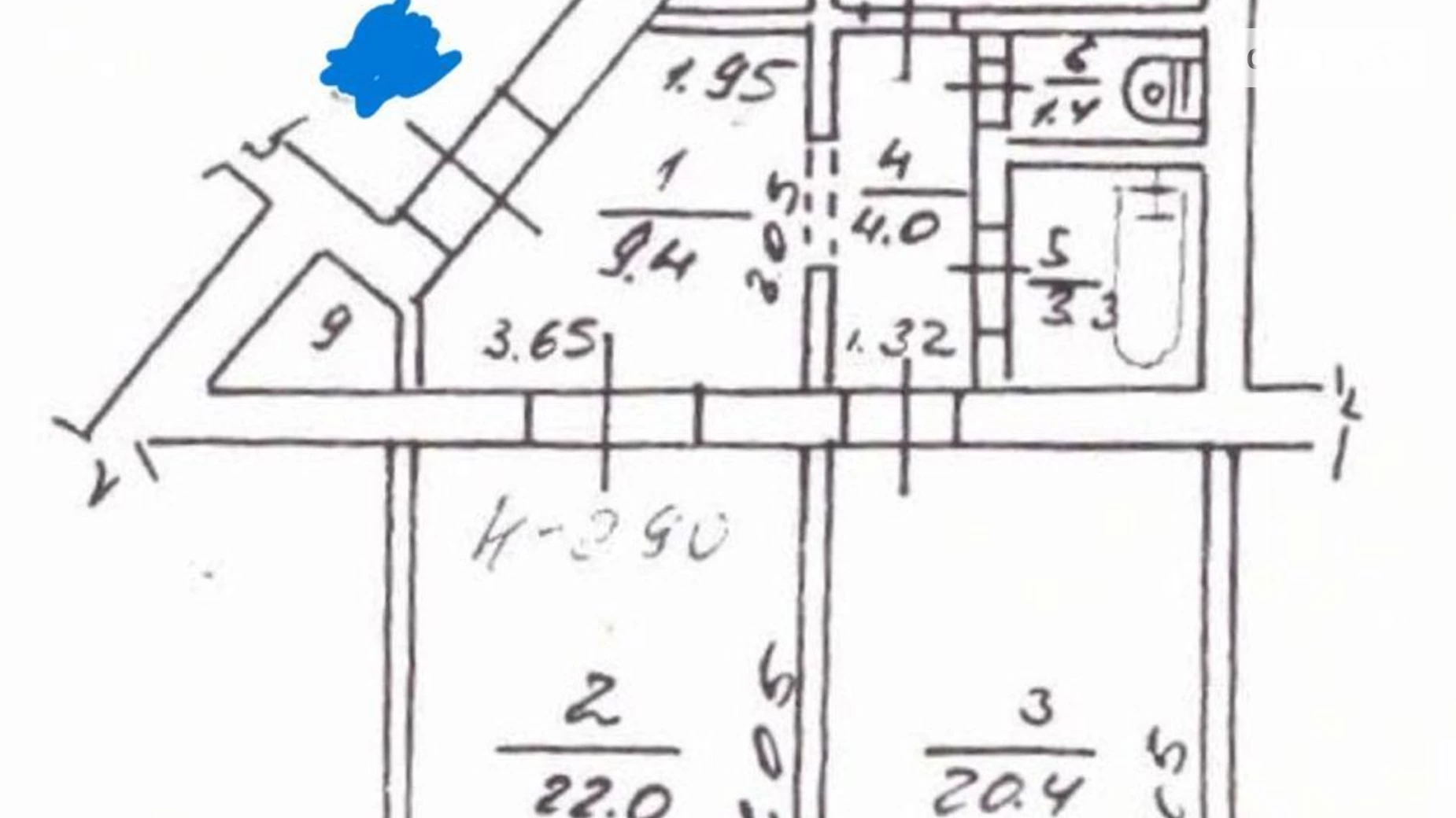 Продається 2-кімнатна квартира 73 кв. м у Харкові, вул. Чернишевська, 1 - фото 3