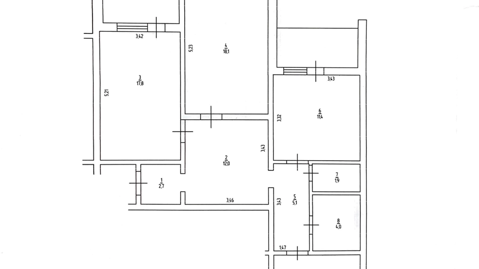 Продается 3-комнатная квартира 98.4 кв. м в Киеве, пер. Балтийский, 5 - фото 2