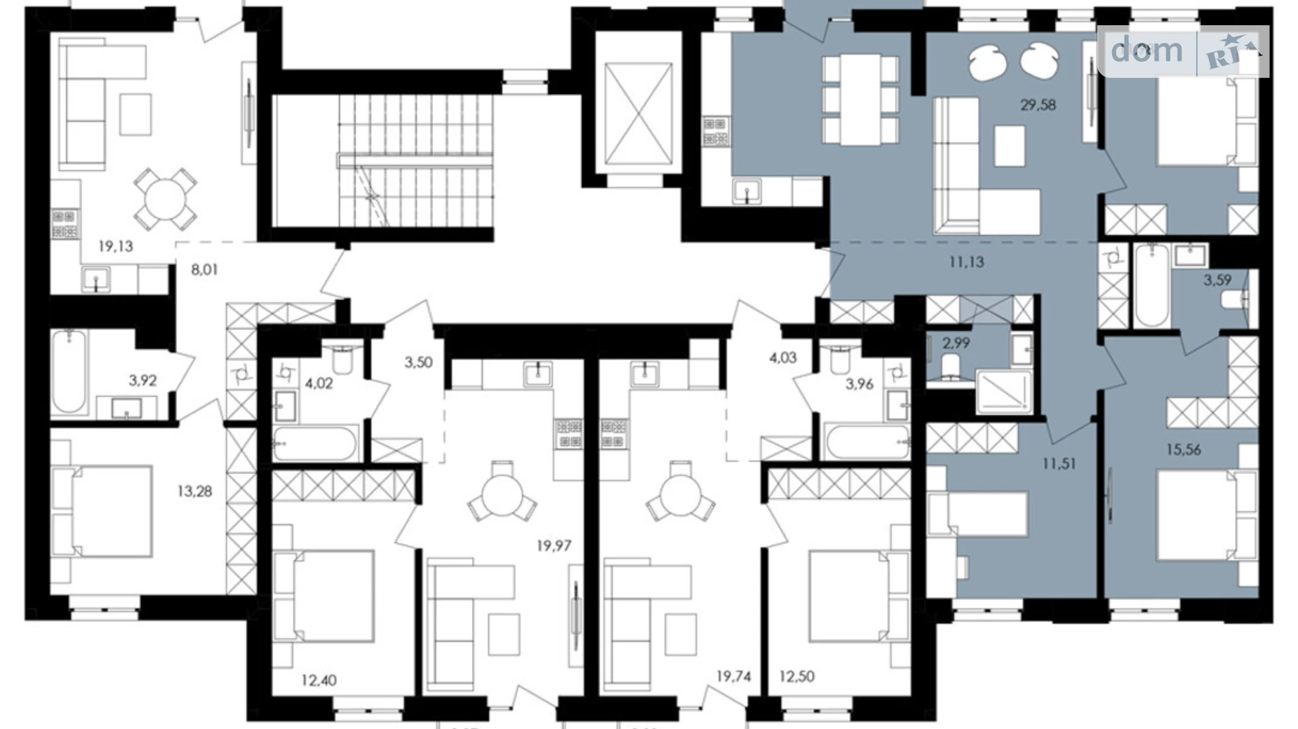 Продается 3-комнатная квартира 87 кв. м в Львове, ул. Замарстиновская, 76 - фото 2
