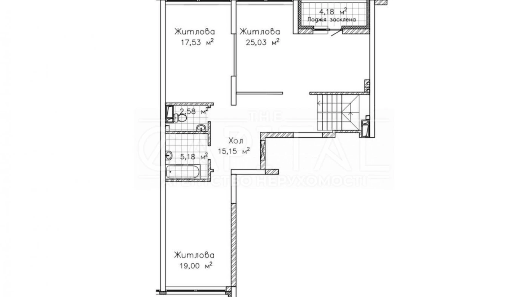 Продается 5-комнатная квартира 180 кв. м в Киеве, ул. Львовская, 15Б - фото 3
