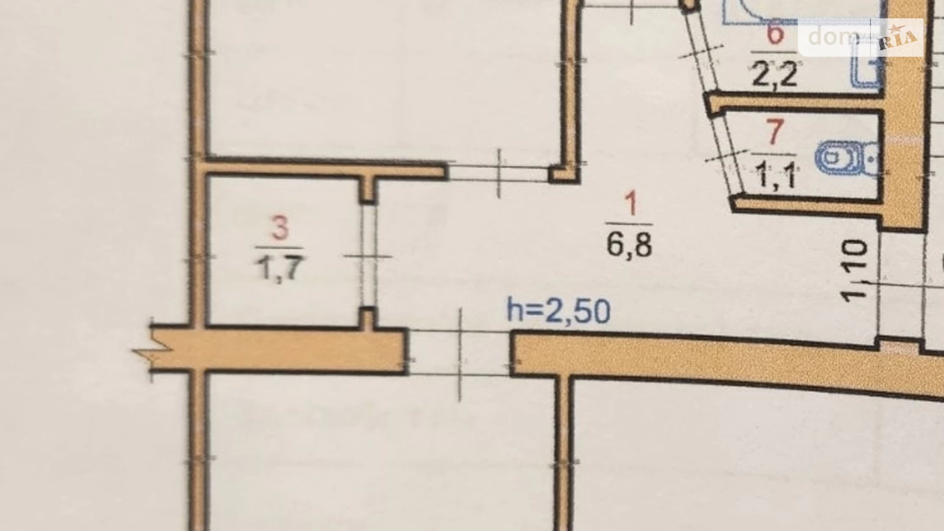 Продается 2-комнатная квартира 47 кв. м в Хмельницком, ул. Романа Шухевича(Курчатова) - фото 8