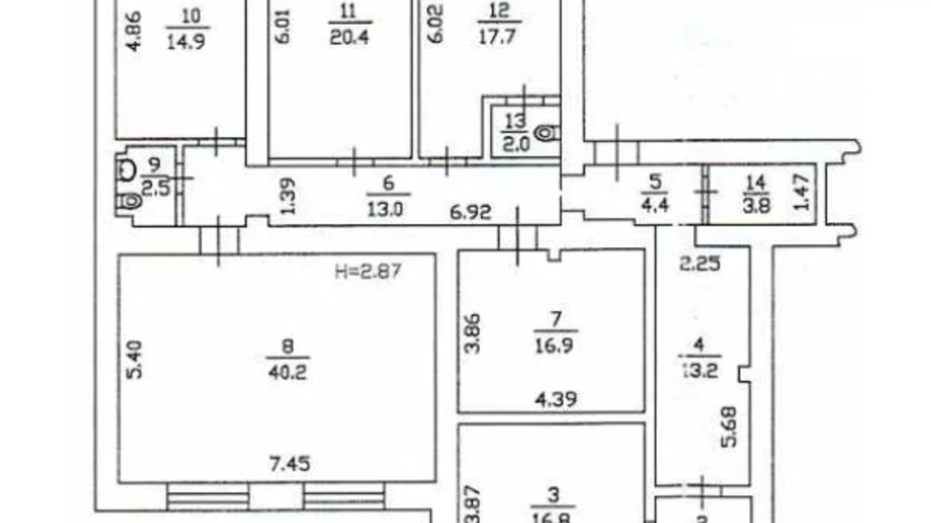 Продается помещения свободного назначения 173.9 кв. м в 13-этажном здании, цена: 330000 $ - фото 2