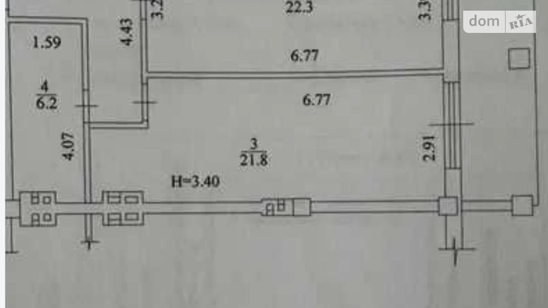 Продается 2-комнатная квартира 60 кв. м в Харькове, ул. Профессорская, 32 - фото 3