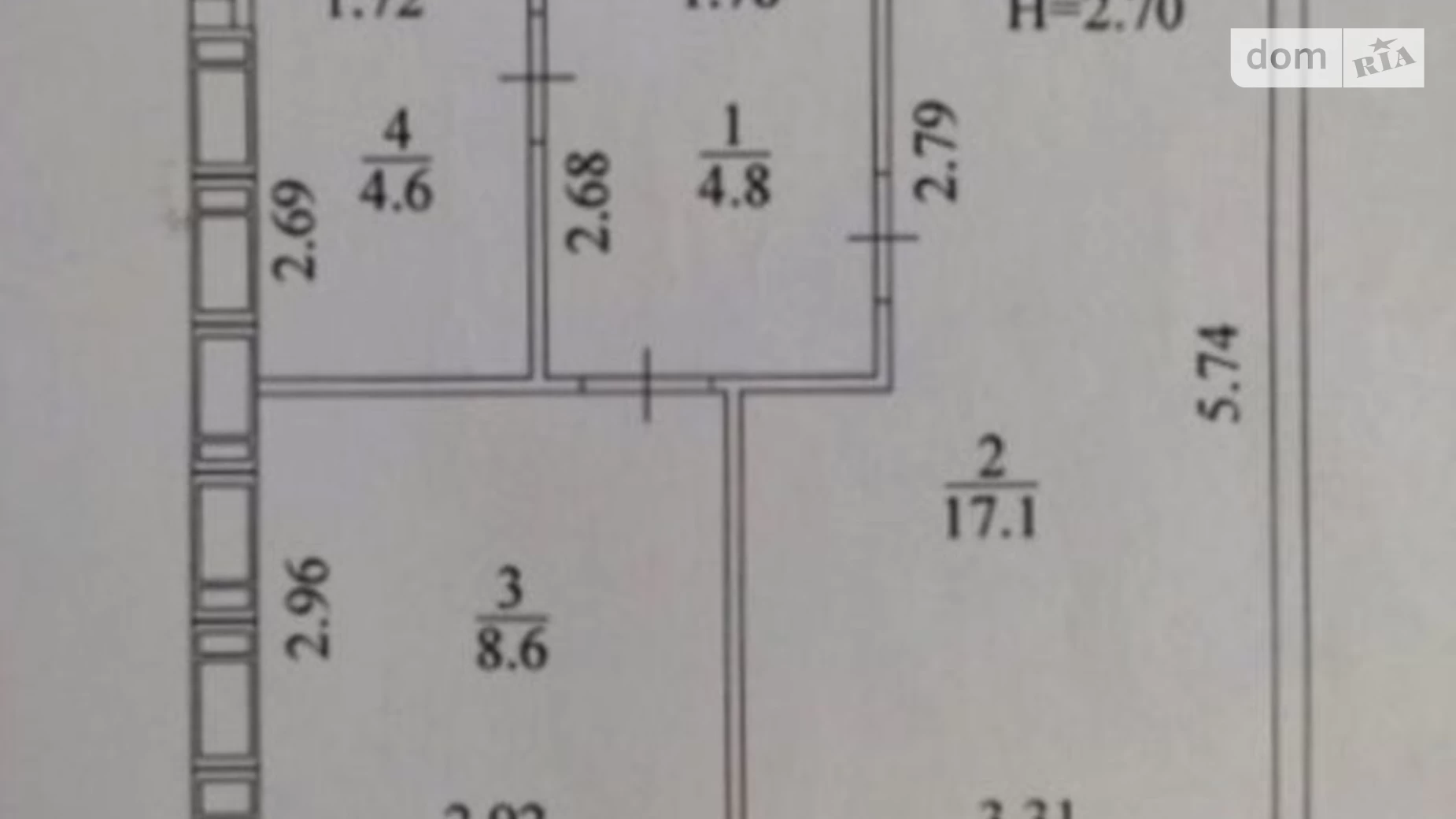 Продается 1-комнатная квартира 35 кв. м в Харькове, ул. Мира, 29 - фото 2