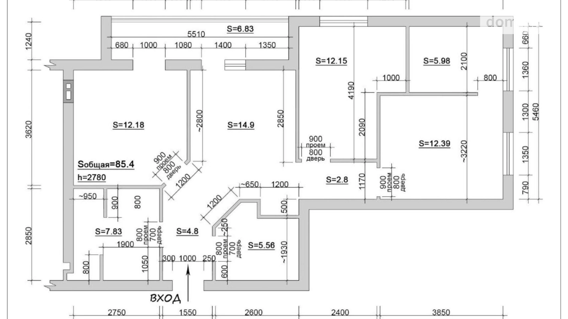 Продается 3-комнатная квартира 85 кв. м в Харькове, просп. Героев Харькова(Московский), 268 - фото 4