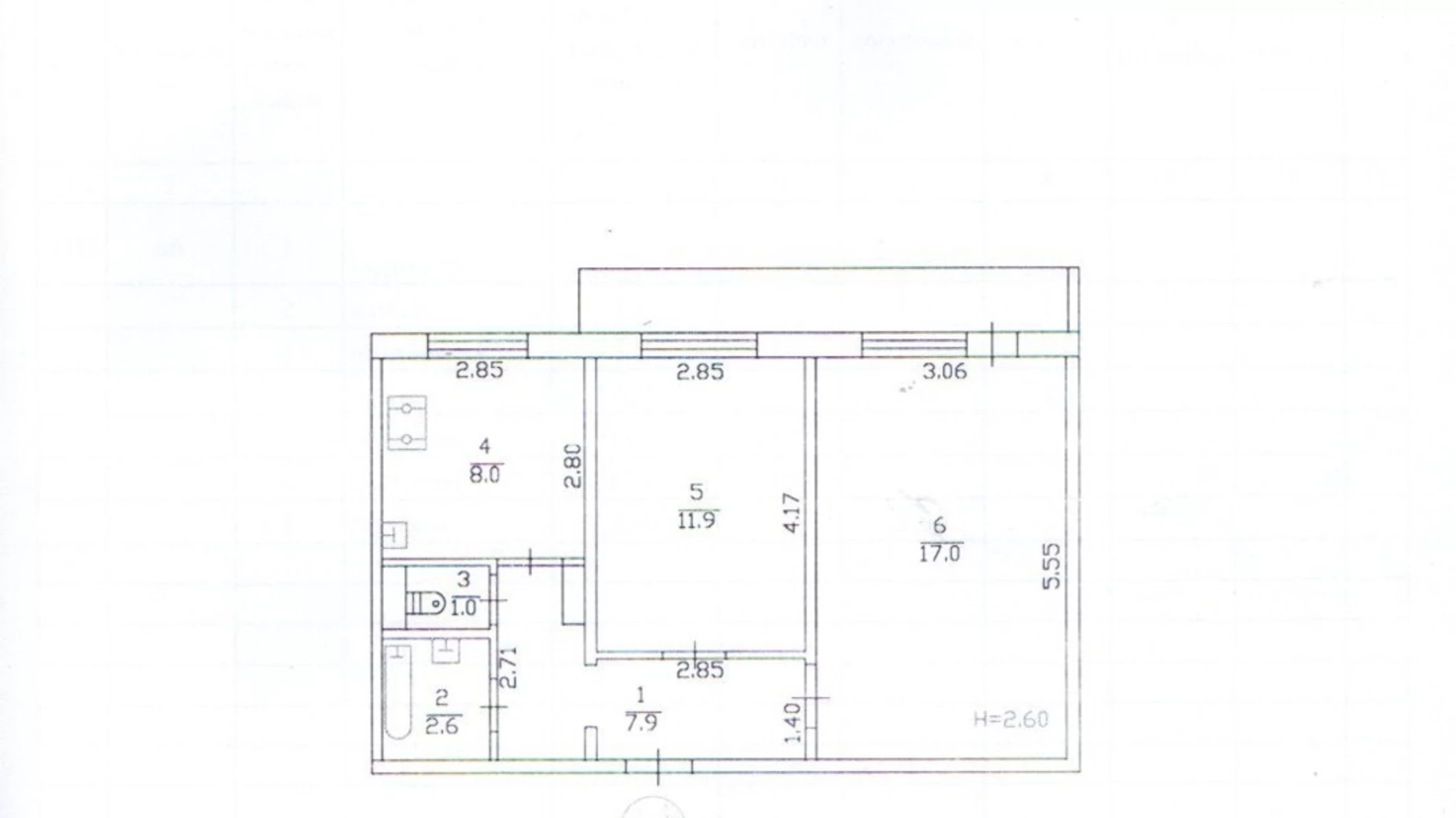 Продается 2-комнатная квартира 54 кв. м в Киеве, ул. Сортировочная, 2 - фото 5