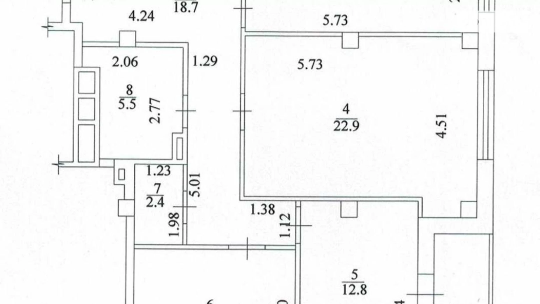 Продается 3-комнатная квартира 94.3 кв. м в, цена: 72000 $ - фото 4