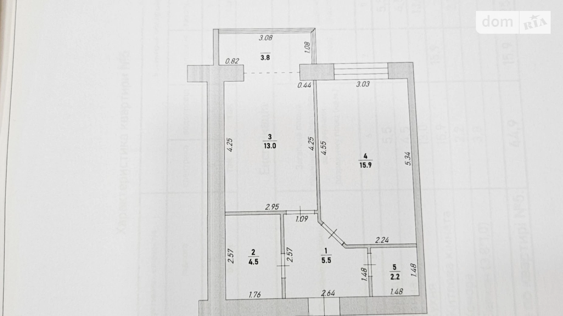 Продается 1-комнатная квартира 44.9 кв. м в Ивано-Франковске, ул. Высочана Семена - фото 2