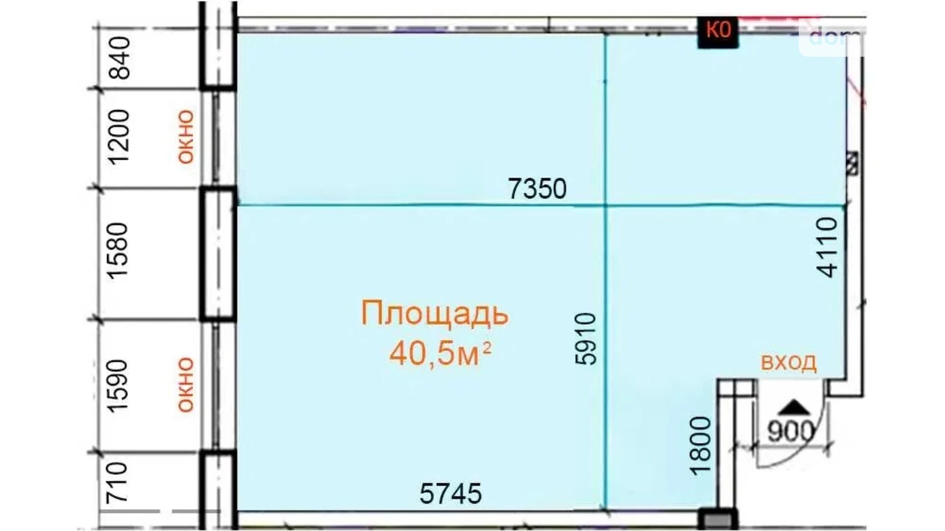 Продається 1-кімнатна квартира 40 кв. м у Дніпрі, вул. Ольгерда Бочковського(Пушкіна Генерала) - фото 4