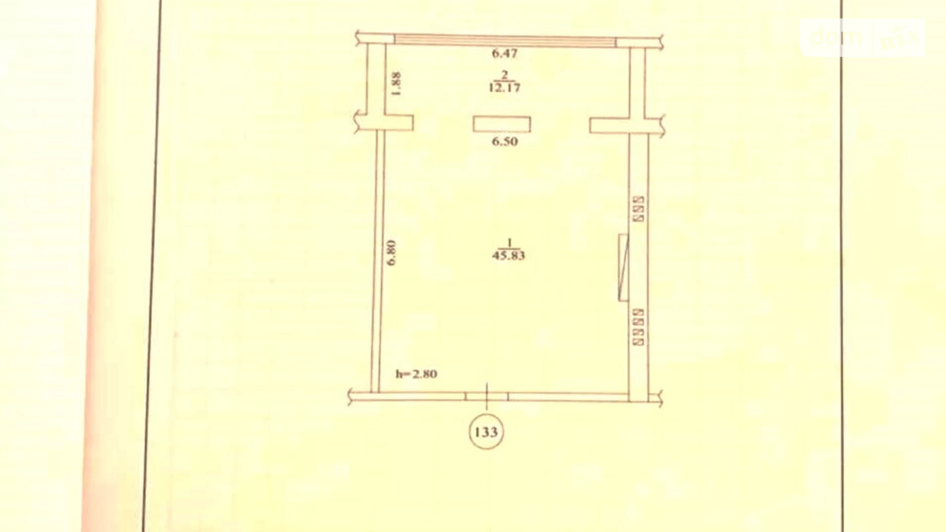 Продається 1-кімнатна квартира 58 кв. м у Дніпрі, цена: 36000 $ - фото 3