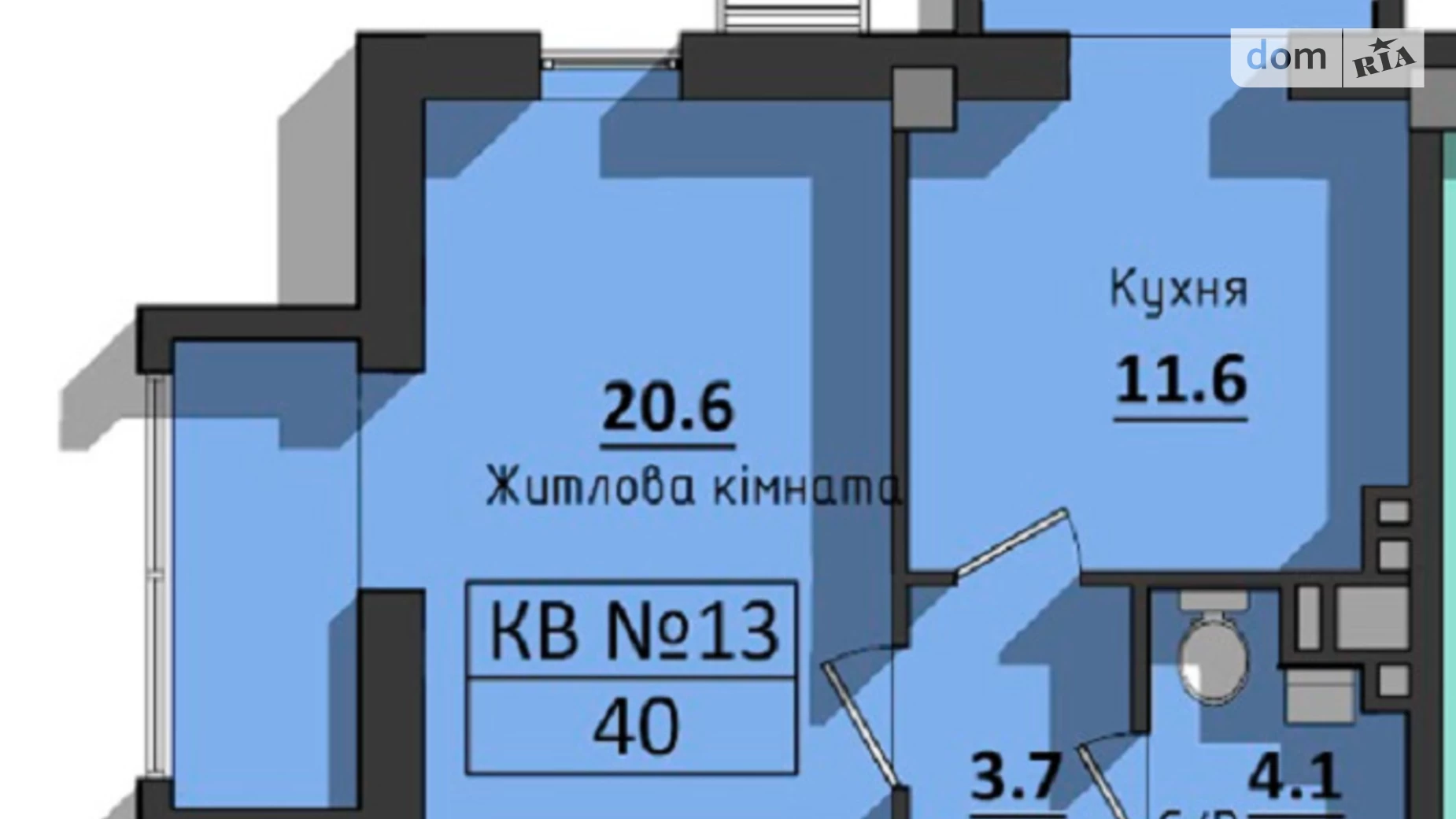 Продається 1-кімнатна квартира 40 кв. м у Одесі, вул. Космонавтів - фото 4