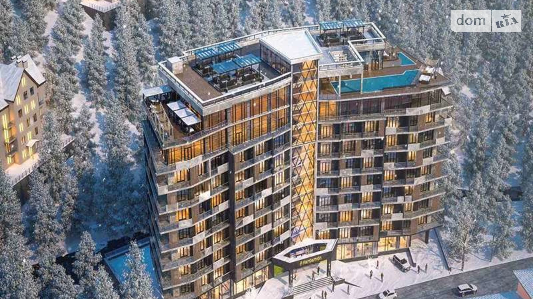 Продається 1-кімнатна квартира 25 кв. м у Буковелі, уроч. Вишні - фото 2