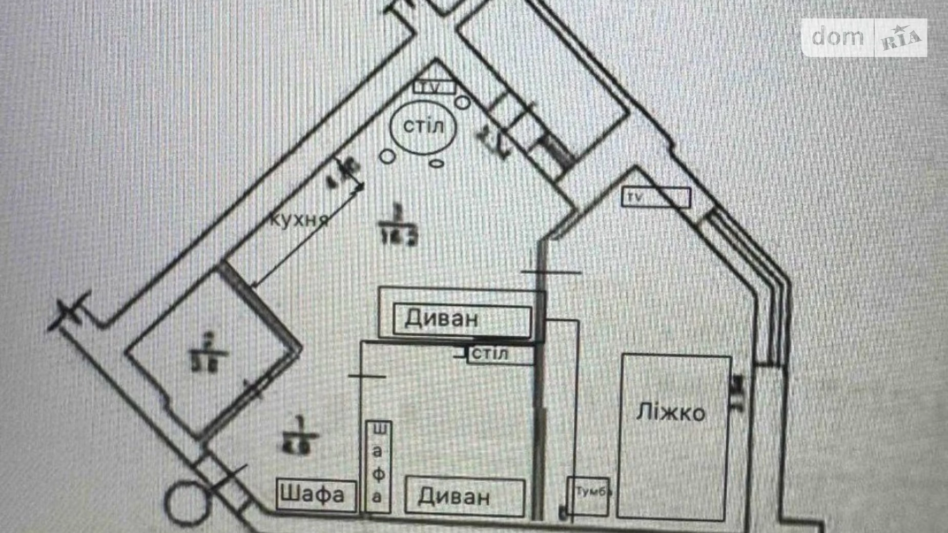 Продается 1-комнатная квартира 52.6 кв. м в Ирпене, ул. Ольги Кобылянской(Достоевского), 1В/2 - фото 2