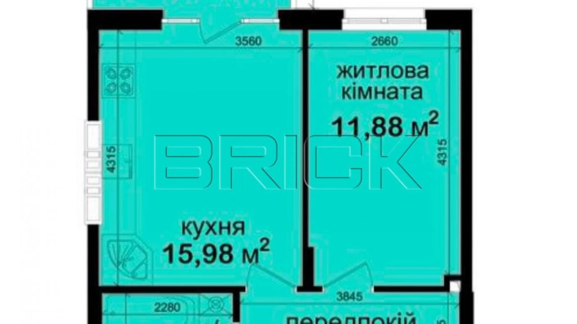 Продается 1-комнатная квартира 41.1 кв. м в Киеве, ул. Метрологическая, 107А - фото 2