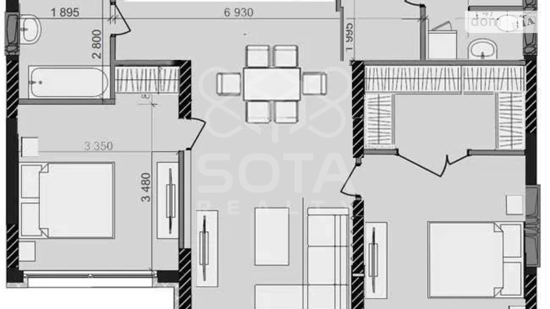 Продается 2-комнатная квартира 74.7 кв. м в Киеве, ул. Михаила Максимовича, 32А - фото 3