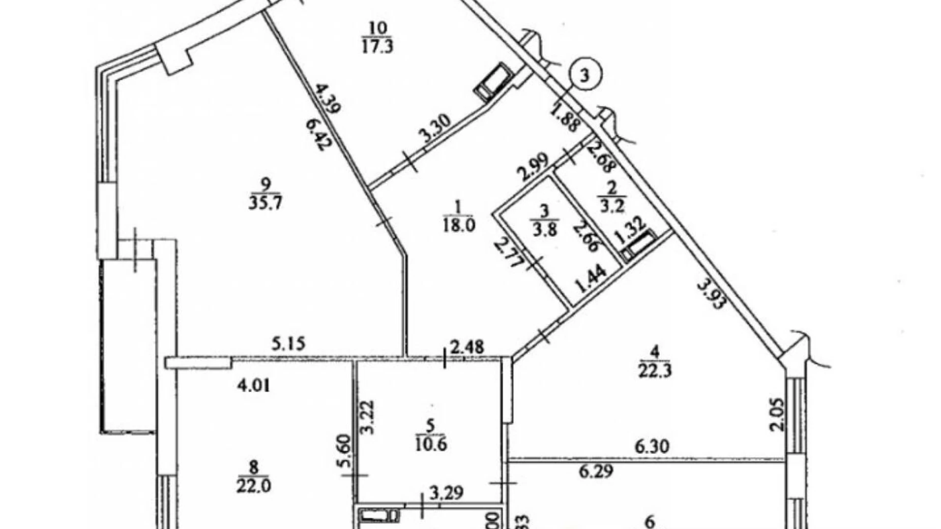 Продається 4-кімнатна квартира 162.2 кв. м у Києві, вул. Василя Тютюнника, 53 - фото 2