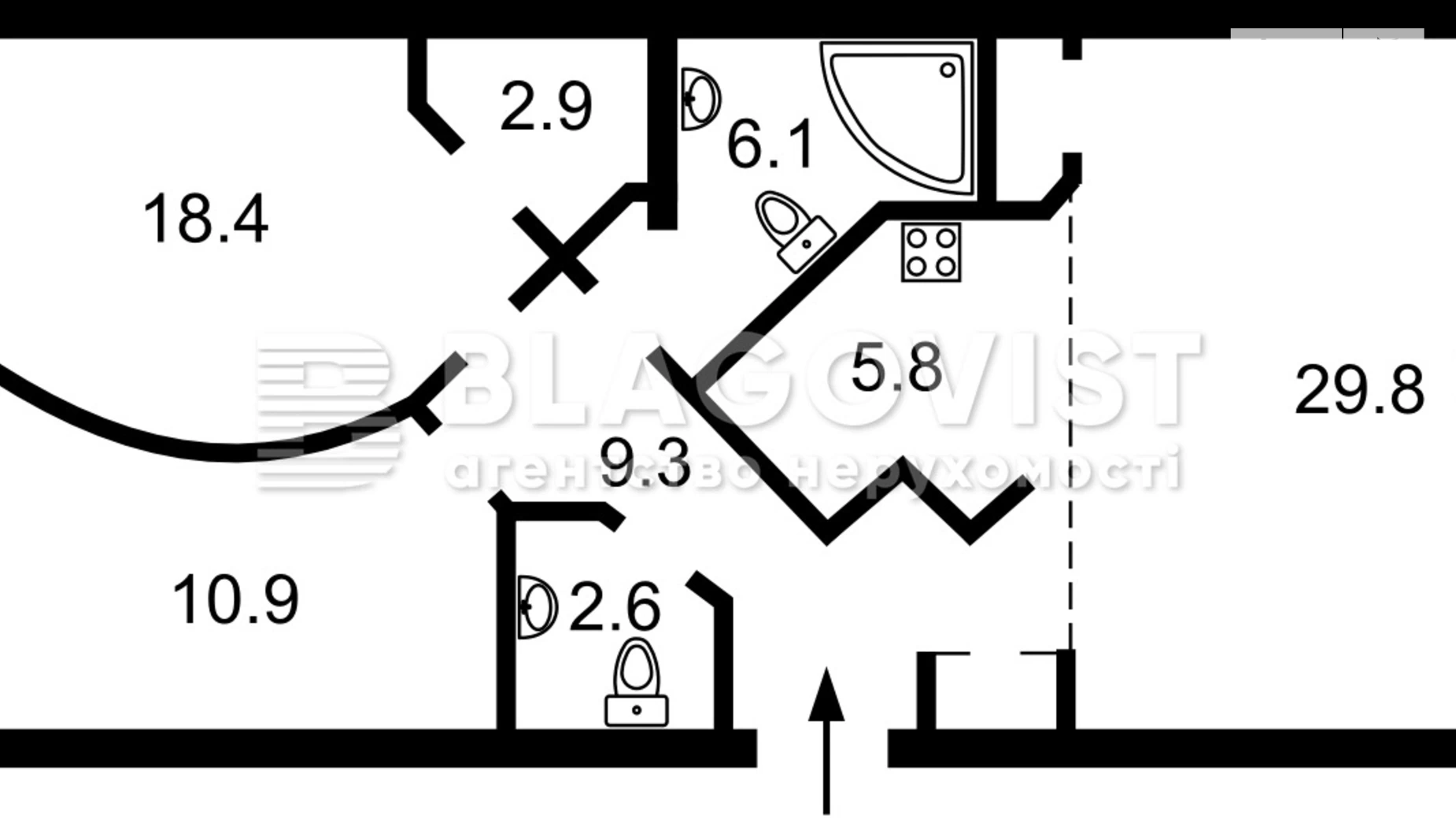 Продается 3-комнатная квартира 85 кв. м в Киеве, ул. Бастионная, 15 - фото 4