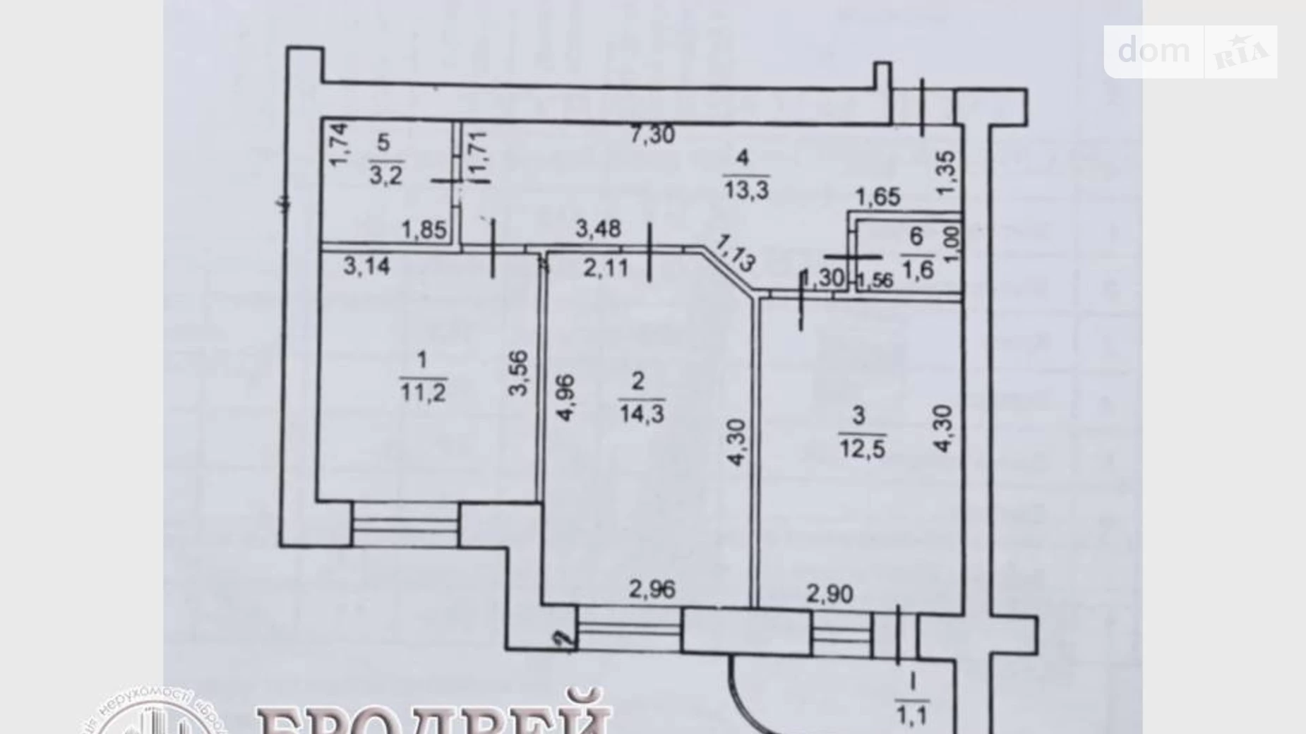 Продається 2-кімнатна квартира 57 кв. м у Чернігові, вул. Курсанта Єськова, 26 - фото 2
