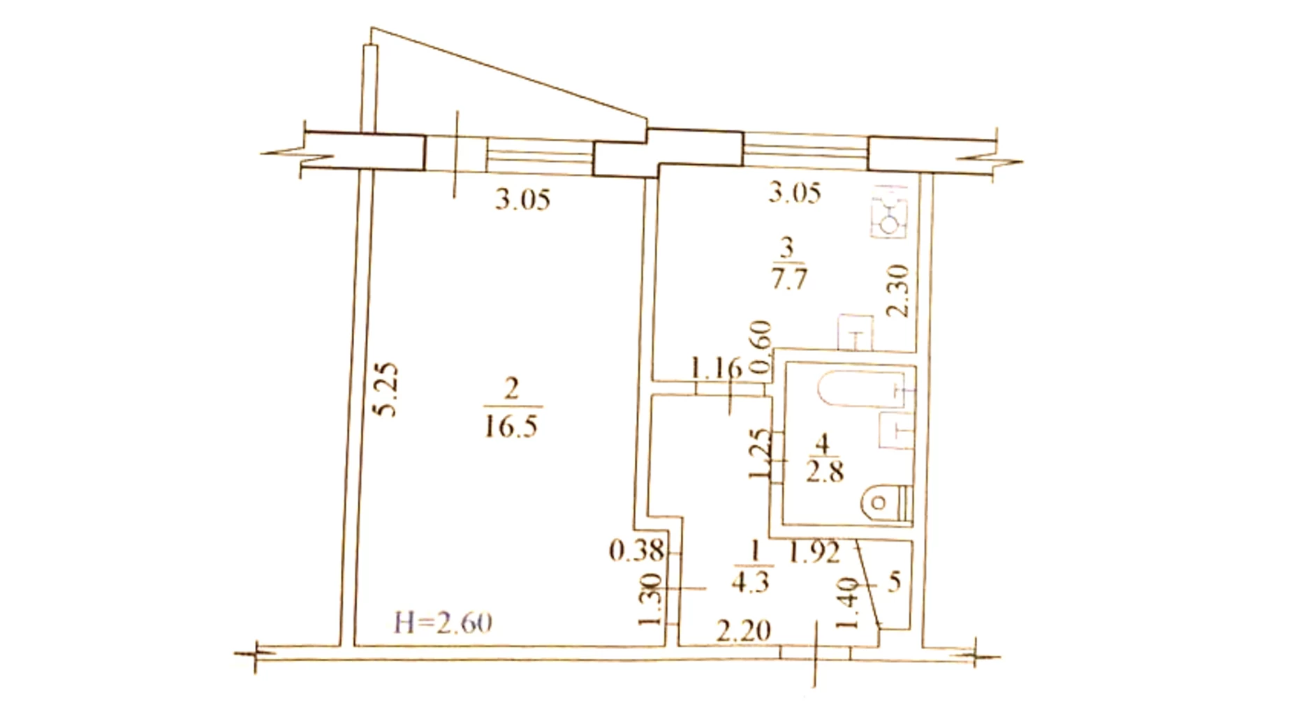 Продается 1-комнатная квартира 32.6 кв. м в Харькове, ул. Бучмы, 28/64 - фото 5