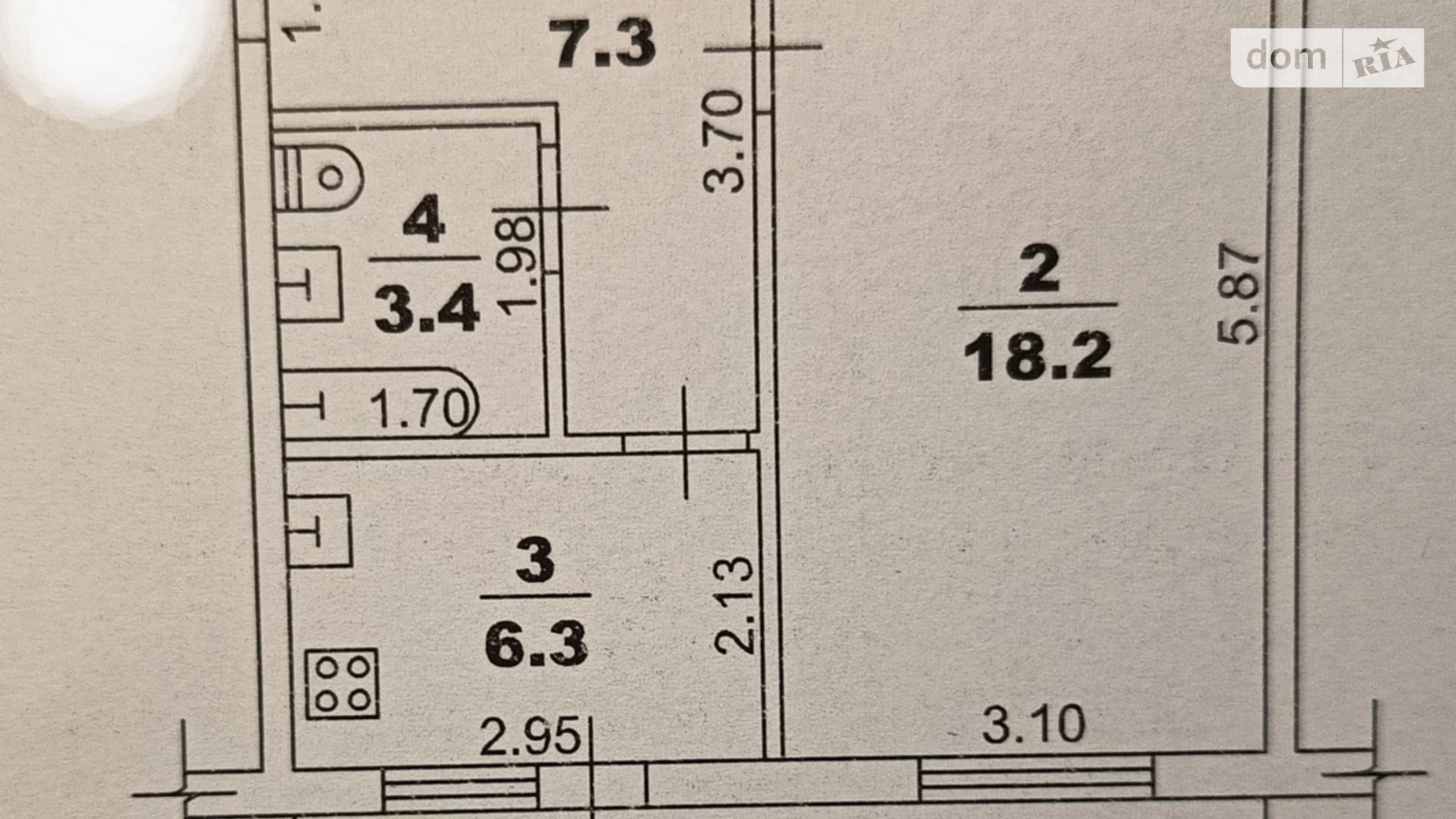 Продається 1-кімнатна квартира 37.4 кв. м у, цена: 18000 $ - фото 2