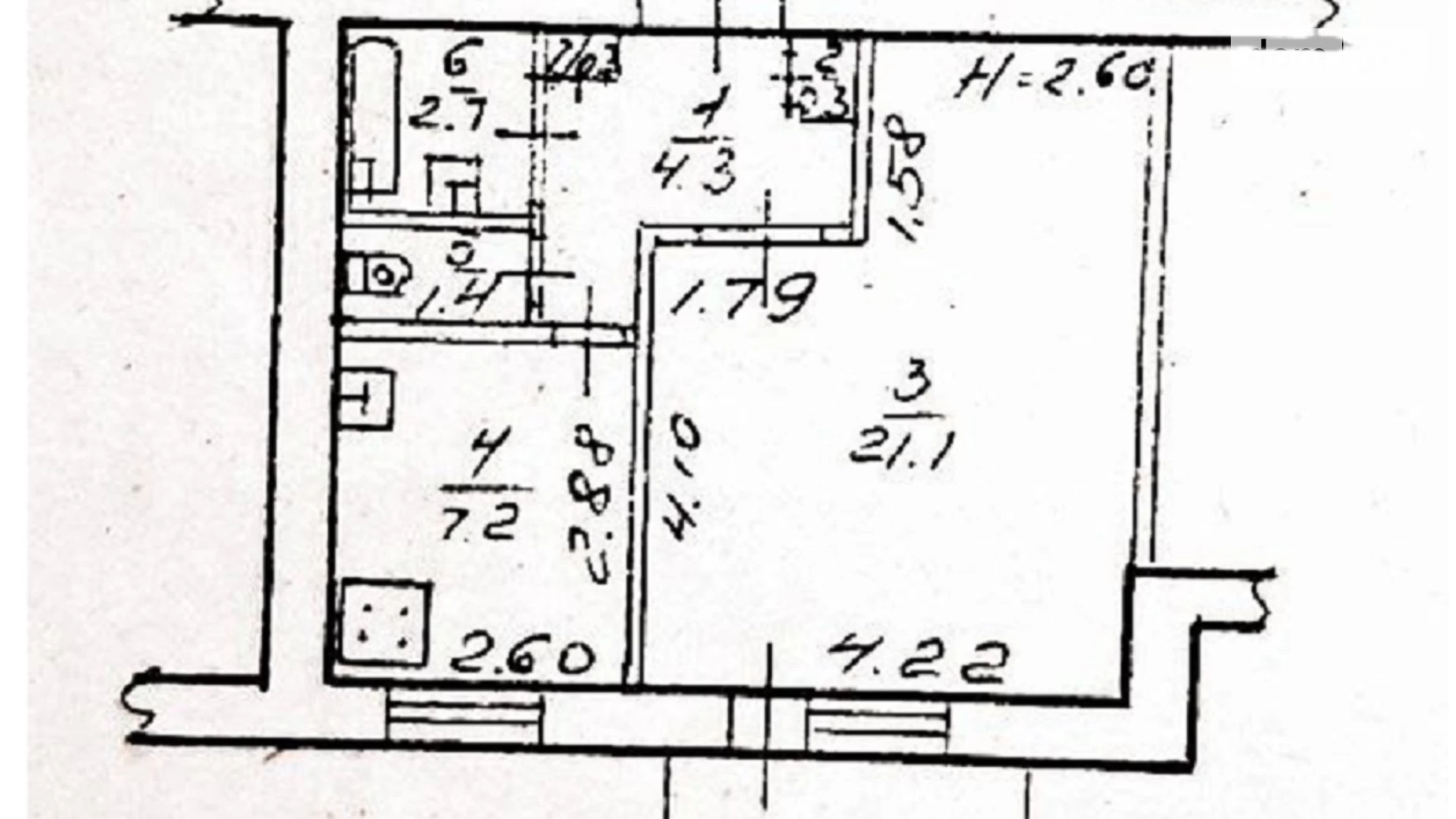 Продается 1-комнатная квартира 38.2 кв. м в Одессе, ул. Балковская - фото 3