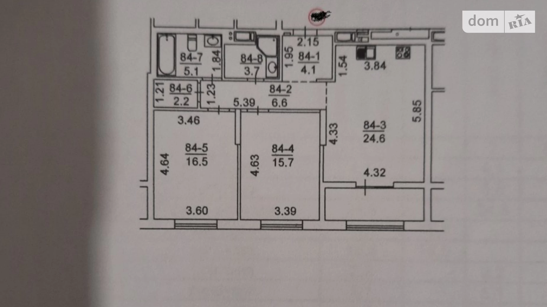 Продается 2-комнатная квартира 84.3 кв. м в Киеве, ул. Речная(Годовая), 4 - фото 2