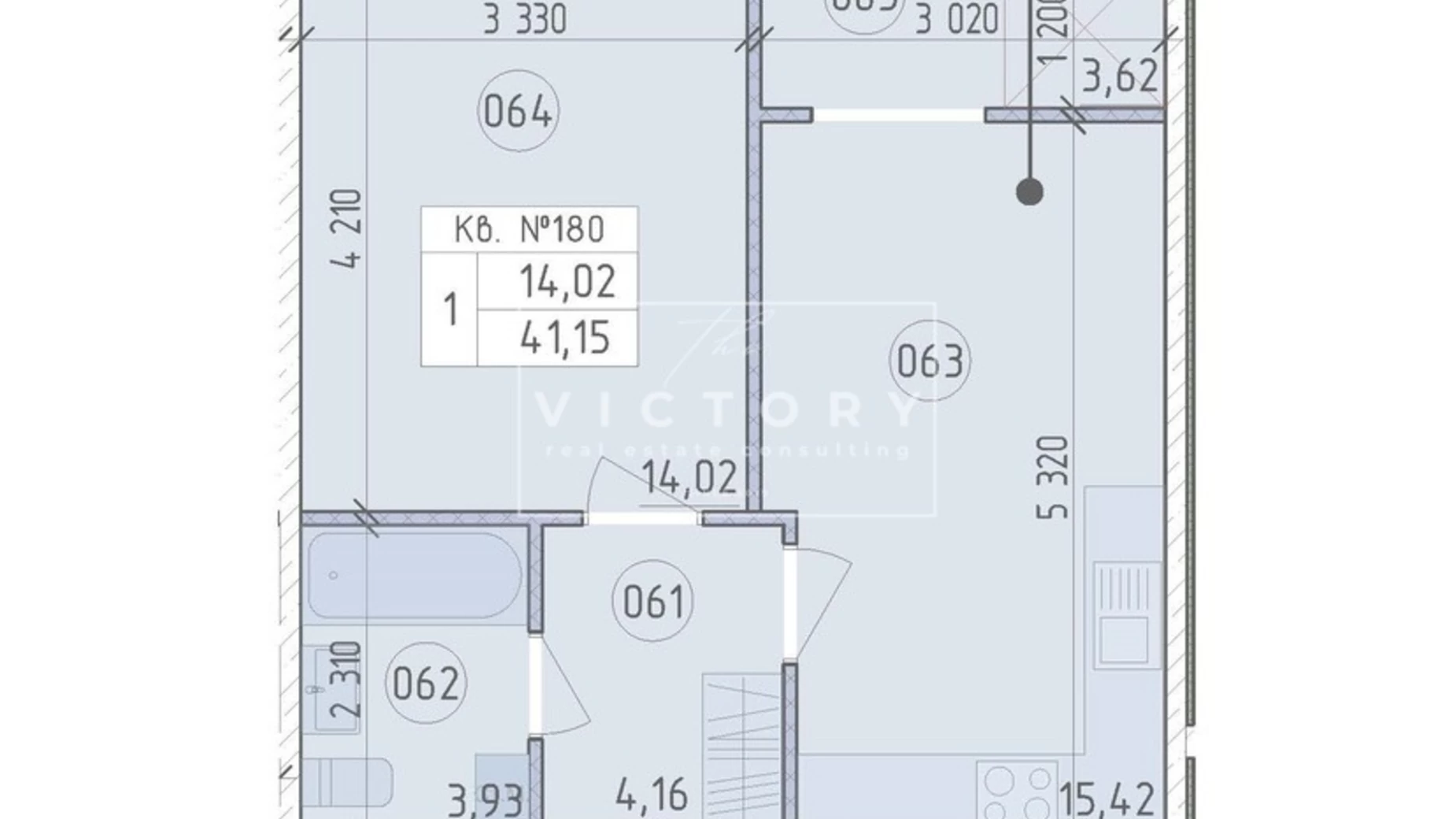 Продается 1-комнатная квартира 41.15 кв. м в Киеве, ул. Михаила Максимовича - фото 2