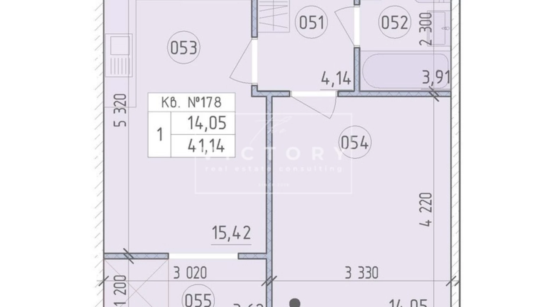 Продается 1-комнатная квартира 41.14 кв. м в Киеве, ул. Михаила Максимовича - фото 2